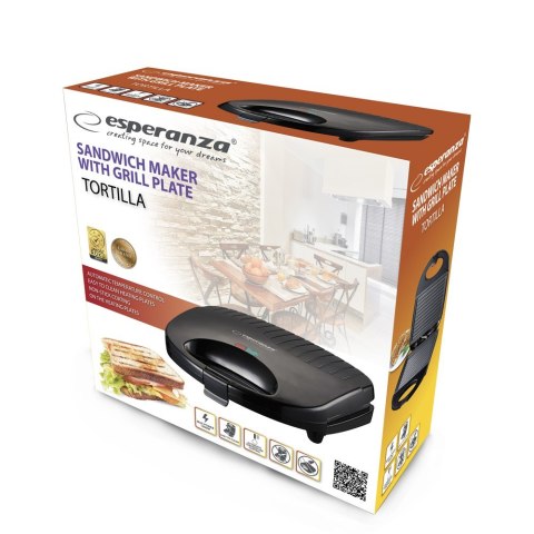 Opiekacz do kanapek Tortilla 1000W