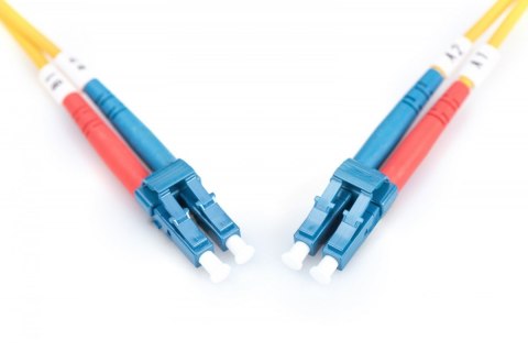 Patchcord FO Singlemode 09/125 OS2 LC-LC duplex 2m Żółty