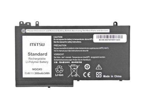 Bateria do Dell Latitude E5270 3000 mAh (34 Wh) 11.4 Volt