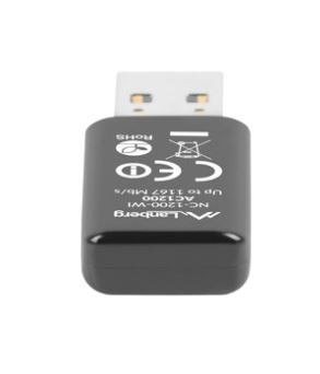 Karta sieciowa USB AC1200 dual 2 wewnętrzne anteny NC-1200-WI