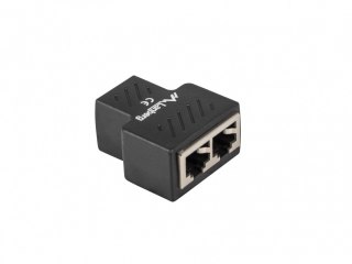 Adapter złączka sieciowa RJ-45 2xRJ45 Ekranowany