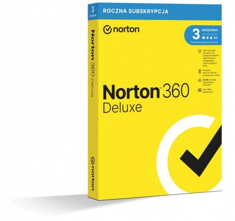 *Norton 360 DELUX 25GB PL 1U 3Dvc 1Y 21408734