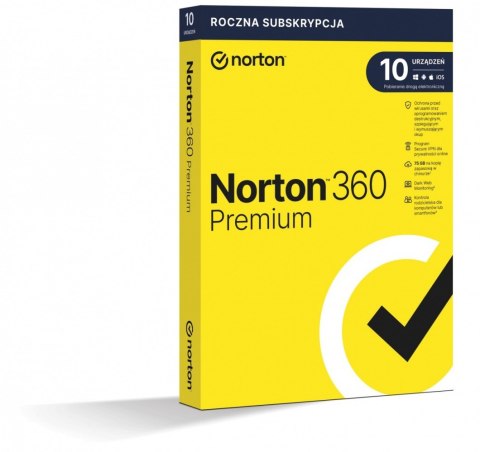 *Norton 360 PREMIUM 75GB PL 1U 10Dvc 1Y 21408749