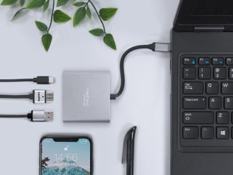 Multi Port Fowler mini USB-C PD, USB 3.0, HDMI 4K