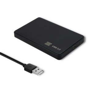 Obudowa na dysk HDD/SSD 2.5 cala SATA3 | USB 2.0 | Czarny