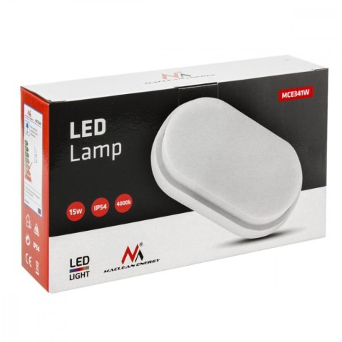 Lampa LED Ścienno sufitowa 15W MCE341 W