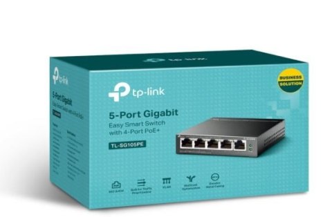 Przełącznik SG105PE Switch Smart 5xGb (4xPoE+)