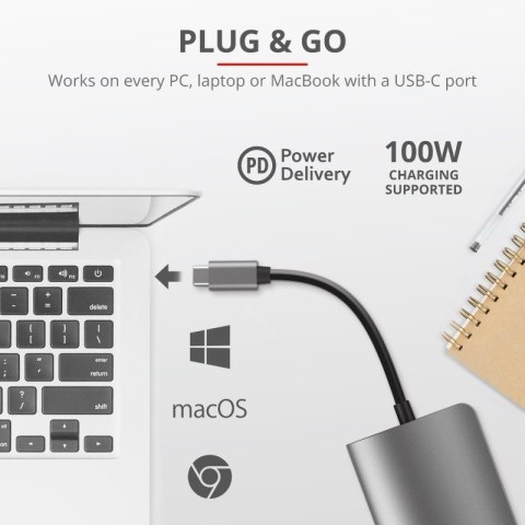 DALYX adapter USB C 7w1