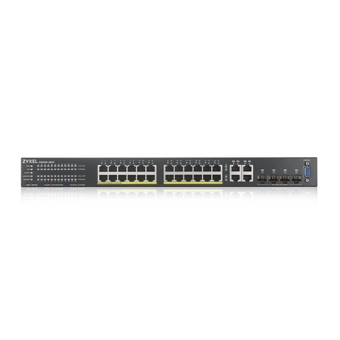 GS2220-28HP 24xGbE L2 PoE Switch GbE Uplink 1Y NCC Pro Pack LIC GS2220-28HP-EU0101F