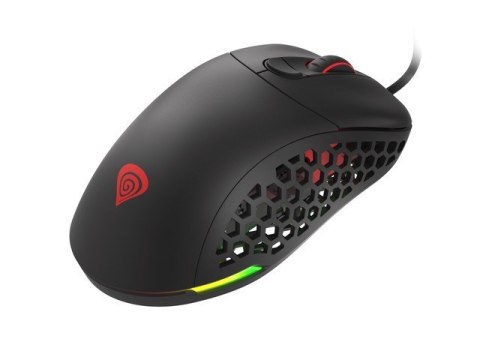 Mysz Xenon 800 lekka 16000 DPI podświetlenie RGB dla graczy lekka Czarna