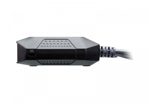 Przełącznik KVM z 2 portami USB 4K HDMI ze zdalnym selektorem portów