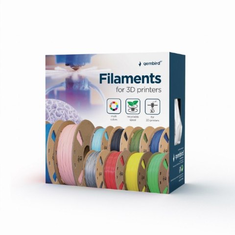 Filament drukarki 3D PLA/1.75mm/czerwony fluorescencyjny