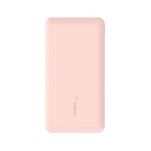 PowerBank 10 000mAh USB A i C 15W różowe złoto