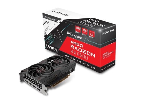 Karta graficzna Radeon RX 6600 PULSE GAMING 8GB GDDR6 128bit 3DP/HDMI