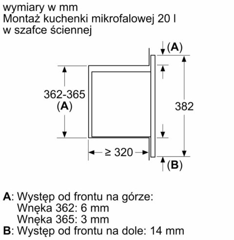 Kuchnia mikrofalowa BEL620MB3