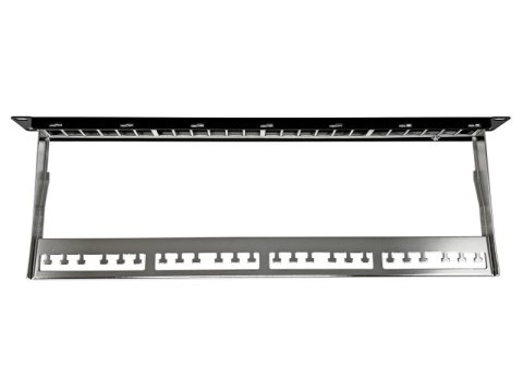 Patch panel pusty 24 porty 1U modularny