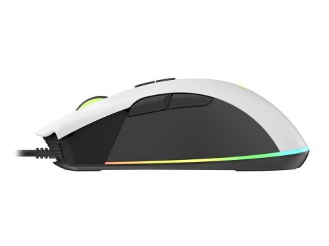 Mysz Krypton 290 6400DPI podświetlenie RGB Biała