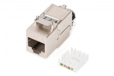 Moduł Keystone RJ45 (8P8C) kat. 8.1 STP, ekranowany, beznarzędziowy, stalowy