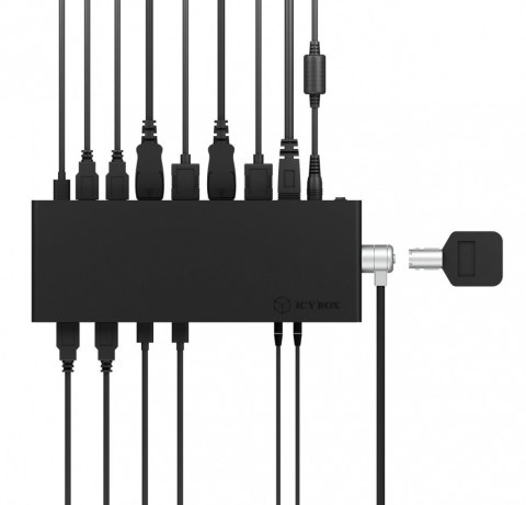 Stacja dokująca IB-DK2245AC 13w1, 2xDP,2xHDI,USB, LAN, USB-C, PD do 60W