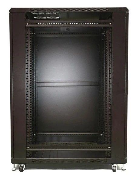 Szafa rack 37U 800x800mm czarna stojąca