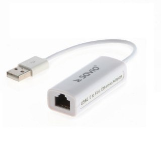 Adapter USB LAN 2.0 - Fast Ethernet (RJ45), blister, CL-24