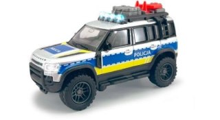 Pojazd Majorette Grand Land Rover policja 12,5 cm