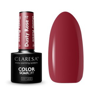 CLARESA Lakier hybrydowy DUSTY ROSE 4 -5g