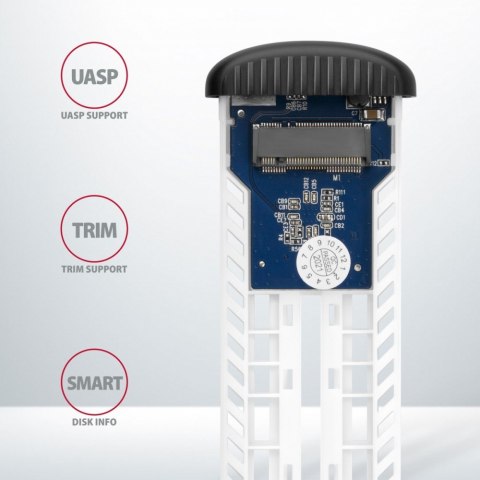 EEM2-SA Obudowa zewnętrzna aluminiowa bezśrubowa USB 3.2 GEN 1 M.2 SATA SSD