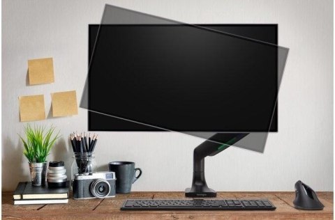 *One Touch Height Adjust. Single Monitor