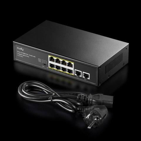 Przełącznik FS1010PG 8xFE PoE+ 120W 2xGigabit Uplink