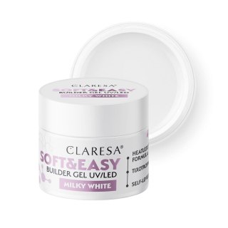 Claresa żel budujący Soft&Easy gel milk white 45g