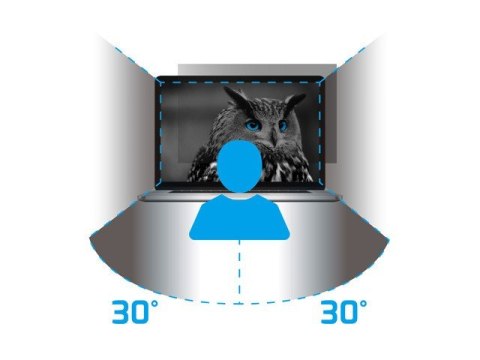 Filtr prywatyzujący RODO Owl 15.6 cala 16:9