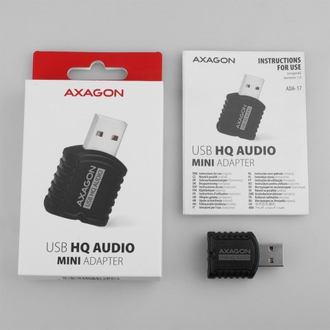 ADA-17 Zewnętrzna karta dzwiękowa, USB 2.0 MINI, 96kHz/24-bit stereo, wejście USB-A