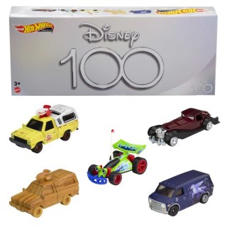 Hot Wheels Premium 100-lecie Disneya zestaw 5 aut