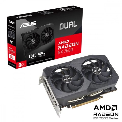 Karta graficzna Radeon RX 7600 V2 Dual OC 8GB GDDR6 128bit 3DP/HDMI