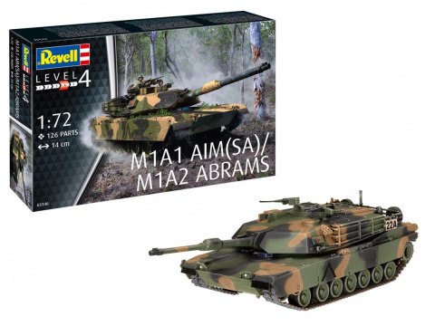 Model plastikowy M1A2 Abrams 1/72