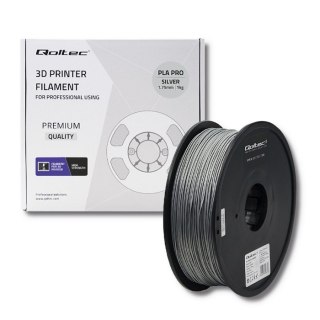 Profesjonalny filament do druku 3D | PLA PRO | 1kg | 1.75mm | Srebrny