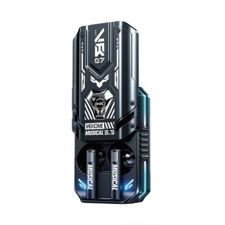 Słuchawki bezprzewodowe VB07 Mecha Series - Bluetooth V5.3 TWS z etui ładującym Czarne