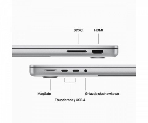 MacBook Pro 14,2 cali: M3 8/10, 8GB, 512GB - Gwiezdna szarość