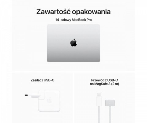 MacBook Pro 14,2 cali: M3 8/10, 8GB, 512GB - Gwiezdna szarość