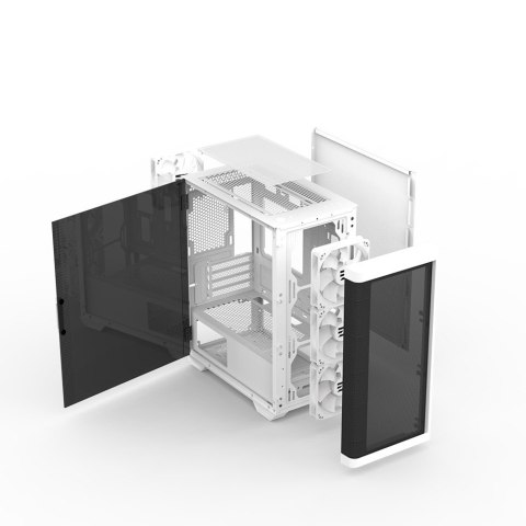 Obudowa M4 WHITE mATX Mini Tower 4 Fans ARGB