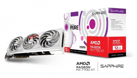 Karta graficzna Radeon RX 7700 XT PURE 12G GDDR6 192bit 2DP/2HDMI