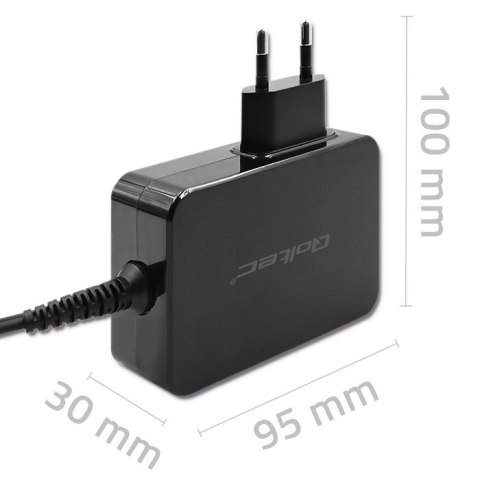 Ładowarka GaN Power Pro | 1xUSB-C | 100W | 5-20V | 3-5A | Czarna