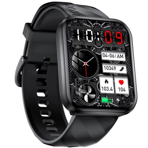 Smartwatch KU6 Meta 1.96 cala 260 mAh czarny