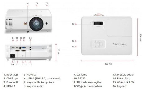 Projektor PS502X-EDU XGA/4000