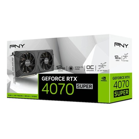 Karta graficzna GeForce RTX 4070 SUPER 12GB VERTO DUAL FAN OC