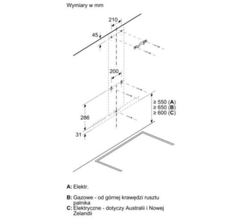 Okap kominowy DWB96BC60