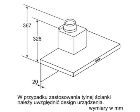 Okap kominowy DWB96BC60