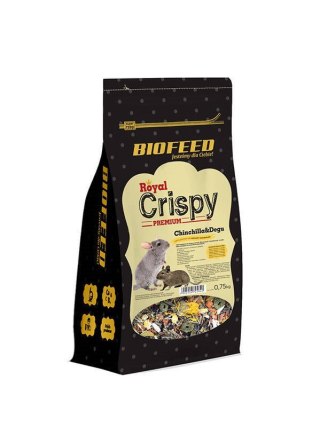 BIOFEED Royal Crispy Premium Chinchilla&Degu 0,75kg