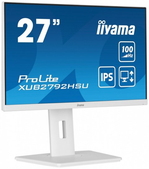 Monitor 27 cali ProLite XUB2792HSU-W6 IPS,HDMI,DP,100Hz,SLIM,4xUSB3.2,PIVOT, HAS(150mm),2x2W